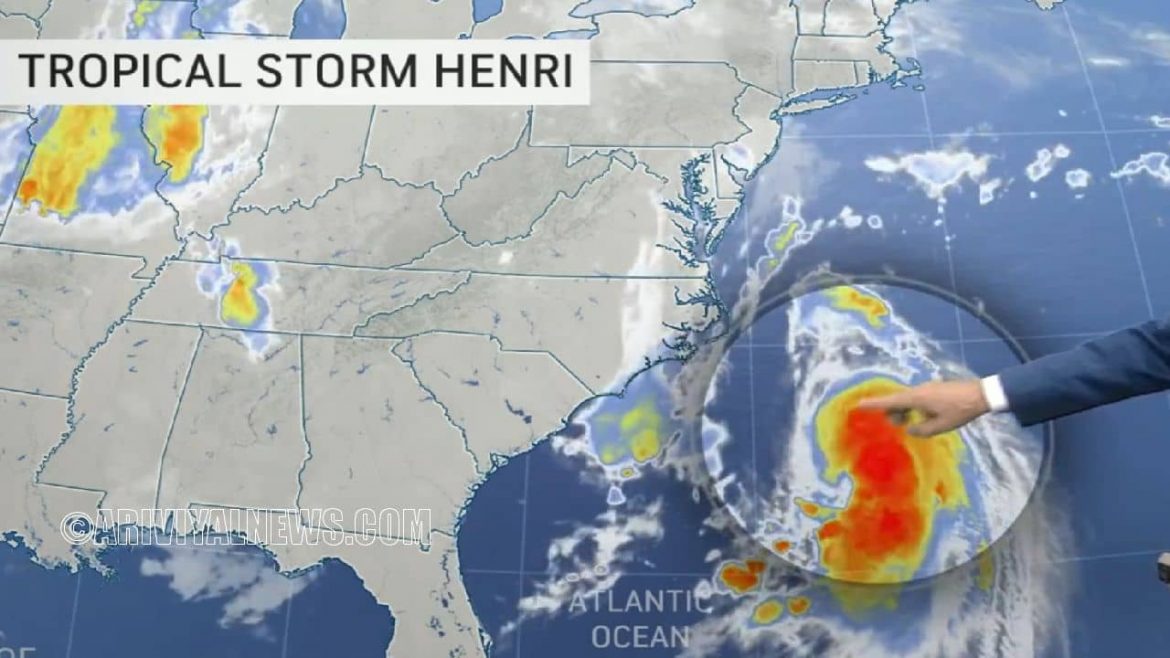 Tropical storm Henry makes landfall in coastal Rhode Island city