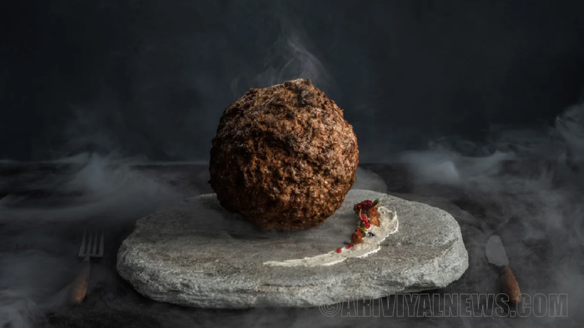 A jumbo meatball A jumbo meatball