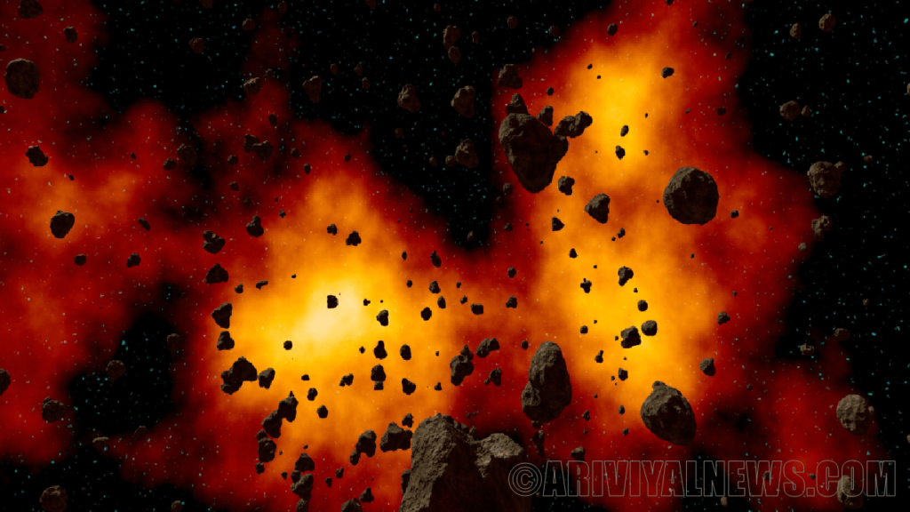 Red asteroids around neptune 