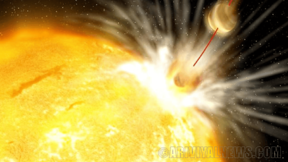 Discovered a planet eating star