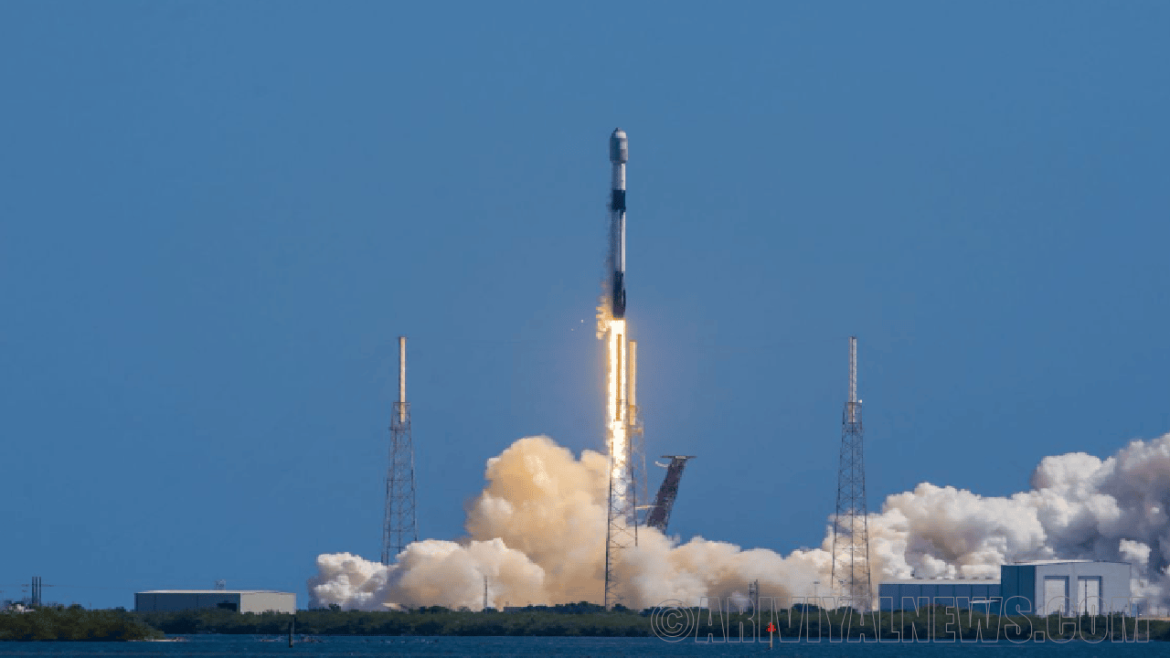 Spacex launch a large communications satellite