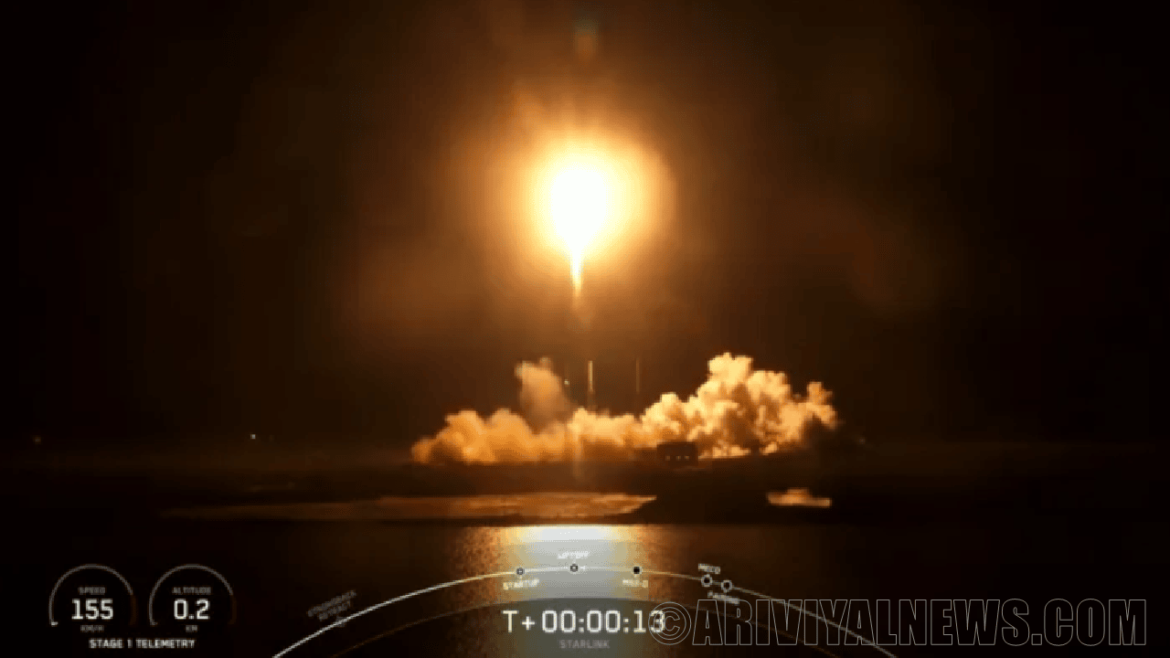 Spacex launches starlink satellites