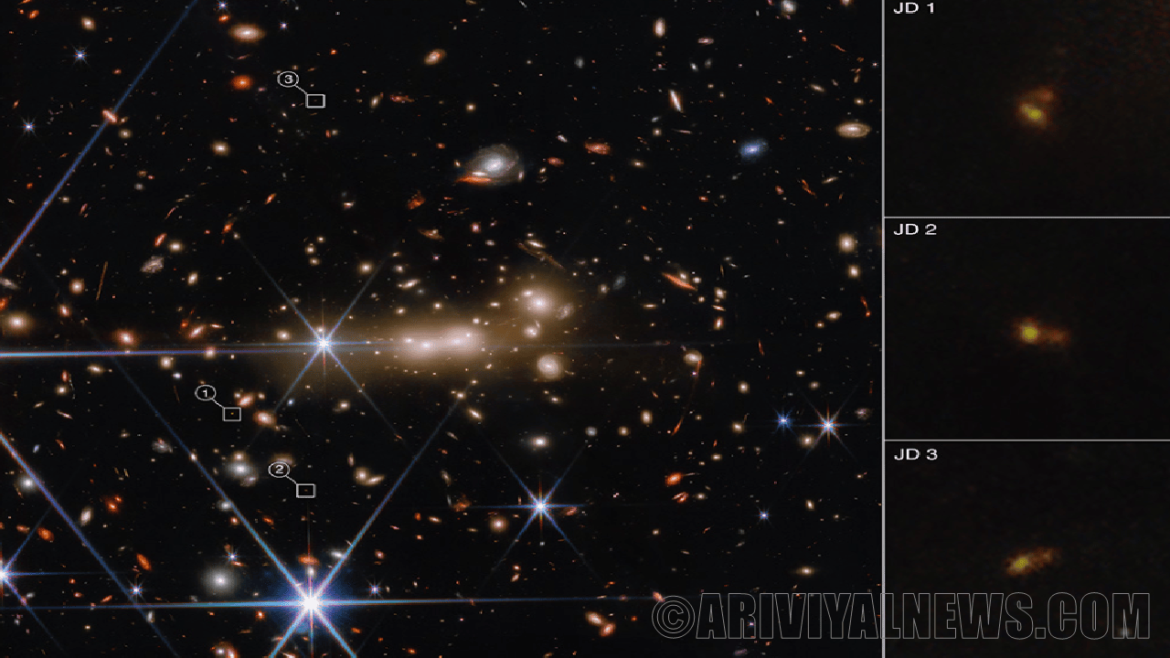 James web space telescope finds galaxies