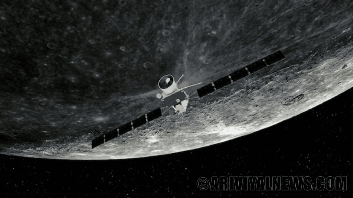 The bepicolombo flew close to mercury