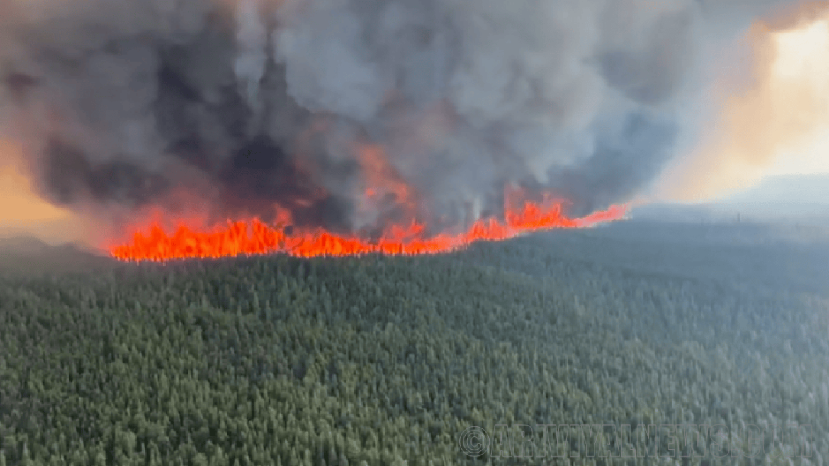 The united states are in smoke