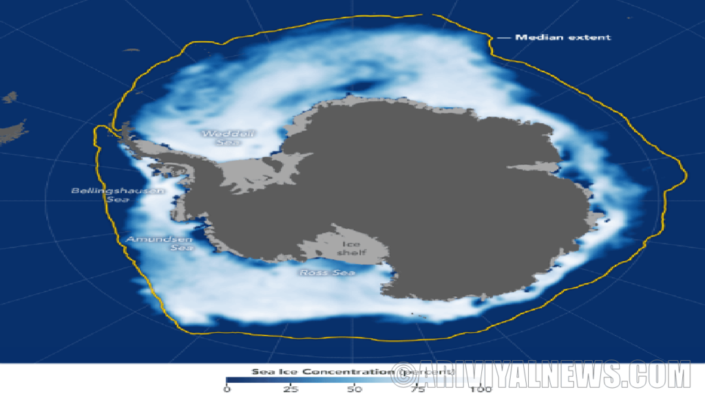 Antarctic sea ice lows