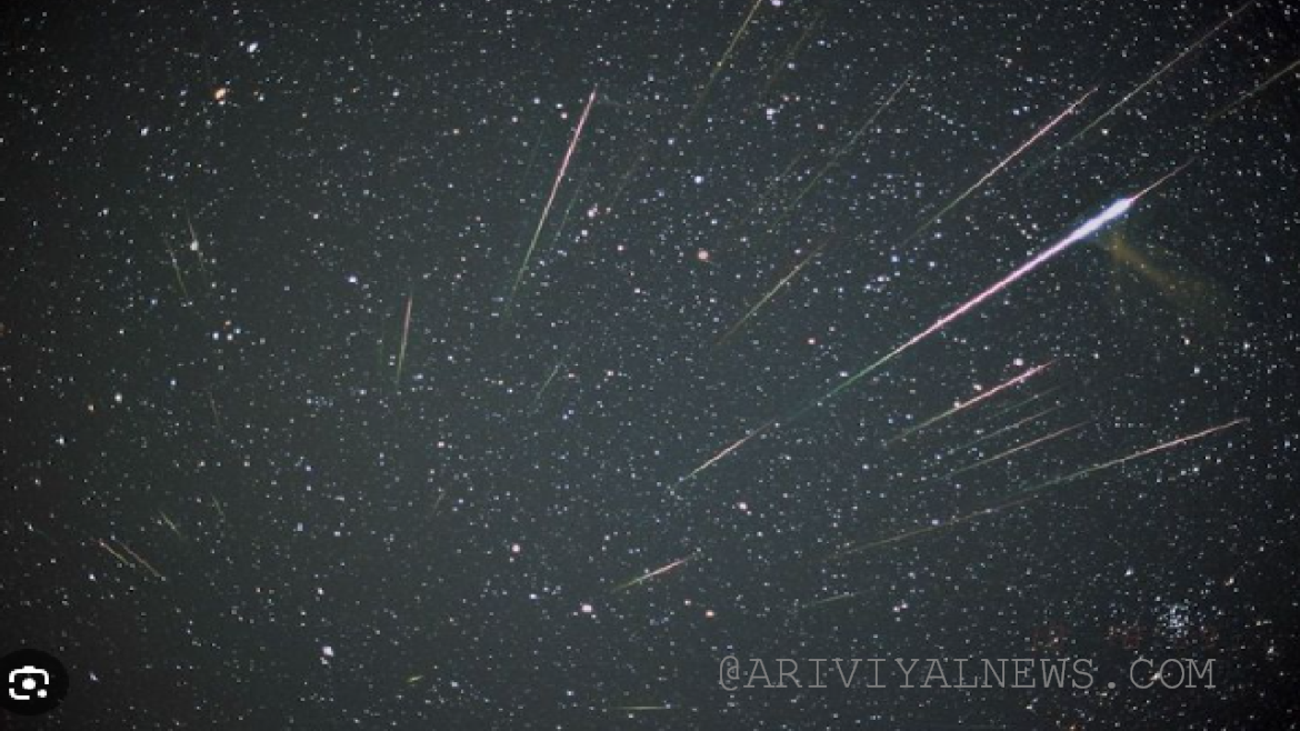 shooting stars raining on the sun for the first time