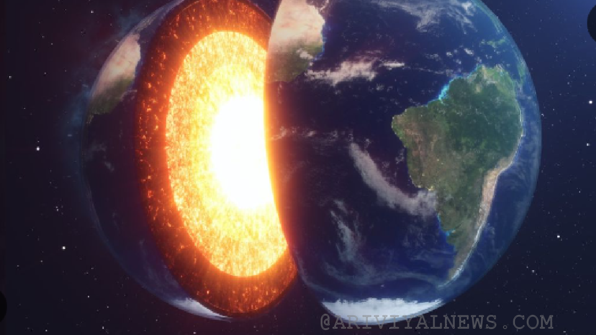 Vortices of liquid iron may be trapped within Earth’s solid core Vortices of liquid iron may be trapped within Earth's solid core