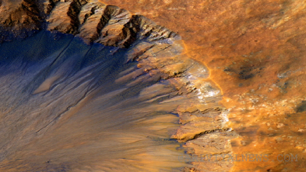 Water on mars