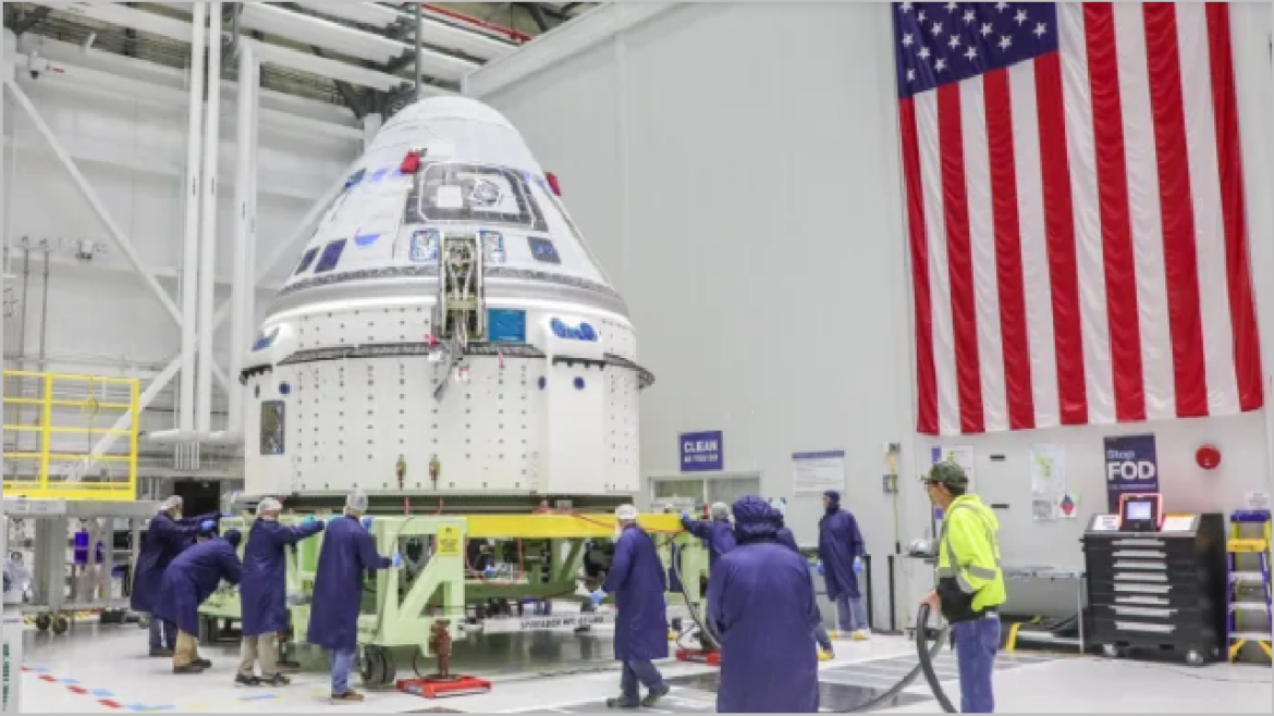 Starliner spacecraft for nasa