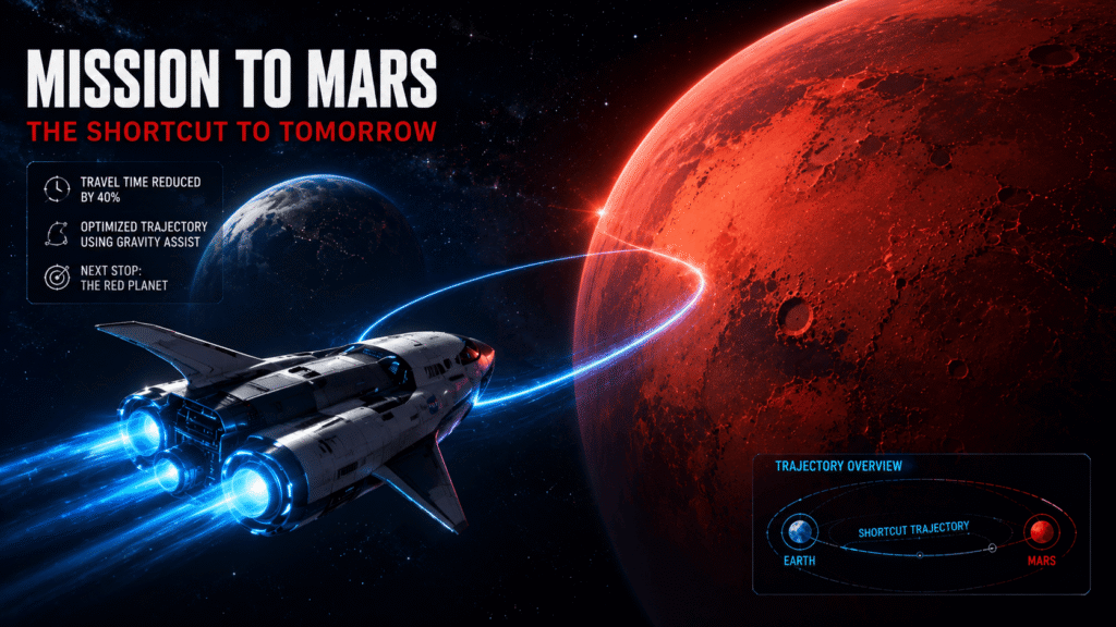 Mars செல்ல புதிய Shortcut கண்டுபிடிப்பு