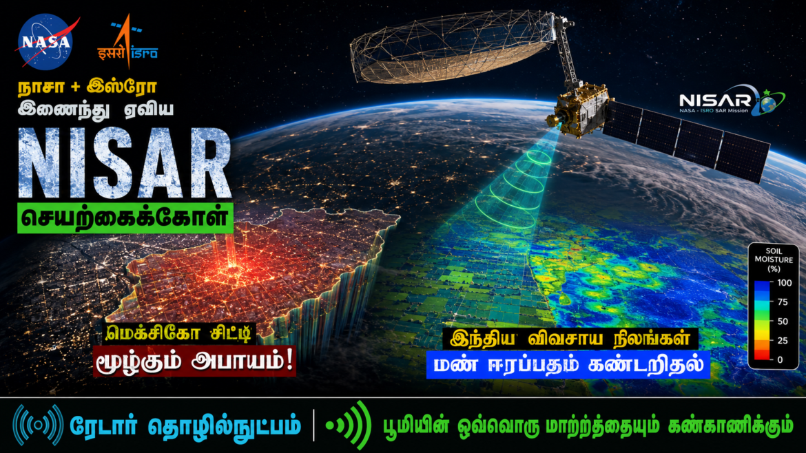 NASA-ISRO NISAR செயற்கைக்கோள் பூமி மாற்றங்களை கண்டறிந்தது!